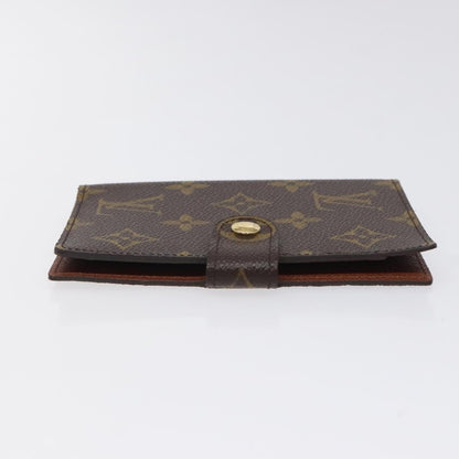 Louis Vuitton Agenda Cover Monogram Canvas, BROWN, CANVAS, Wallets