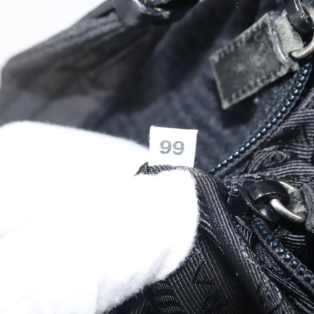 Prada Vintage Shoulder Bag Wool, BLACK, WOOL, Shoulder bag