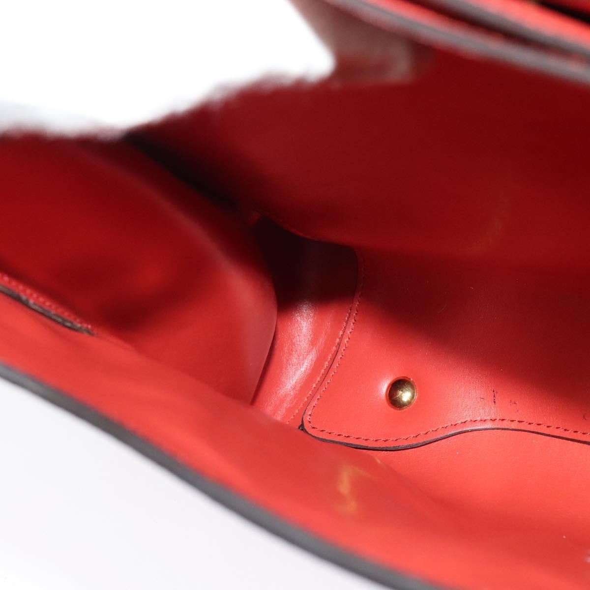 Salvatore Ferragamo Margot Satchel Leather, RED, LEATHER, Handbag