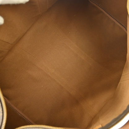 Louis Vuitton Keepall Bag Monogram Canvas, BROWN, CANVAS, Travel bag