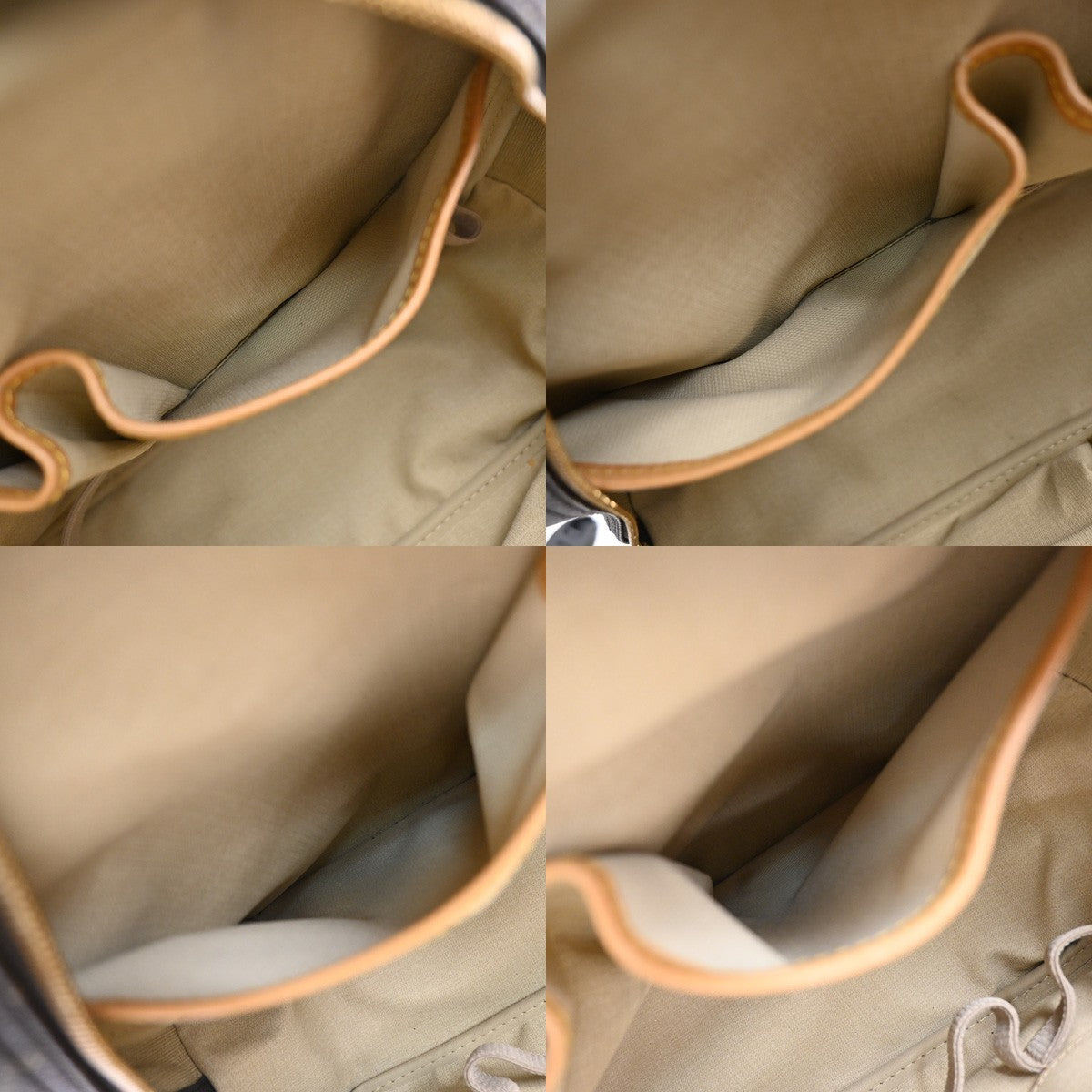 Louis Vuitton Deauville Handbag Monogram Canvas, BROWN, LEATHER, Handbag