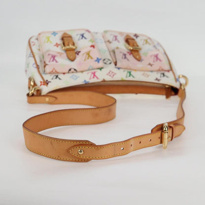 Louis Vuitton Lodge Handbag Monogram Multicolor, WHITE, CANVAS, Handbag