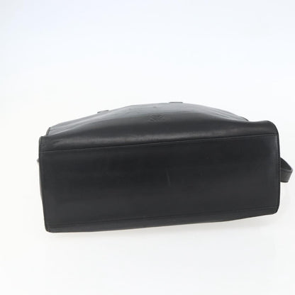 Loewe Vintage Anagram Tote Leather, BLACK, LEATHER, Tote bag