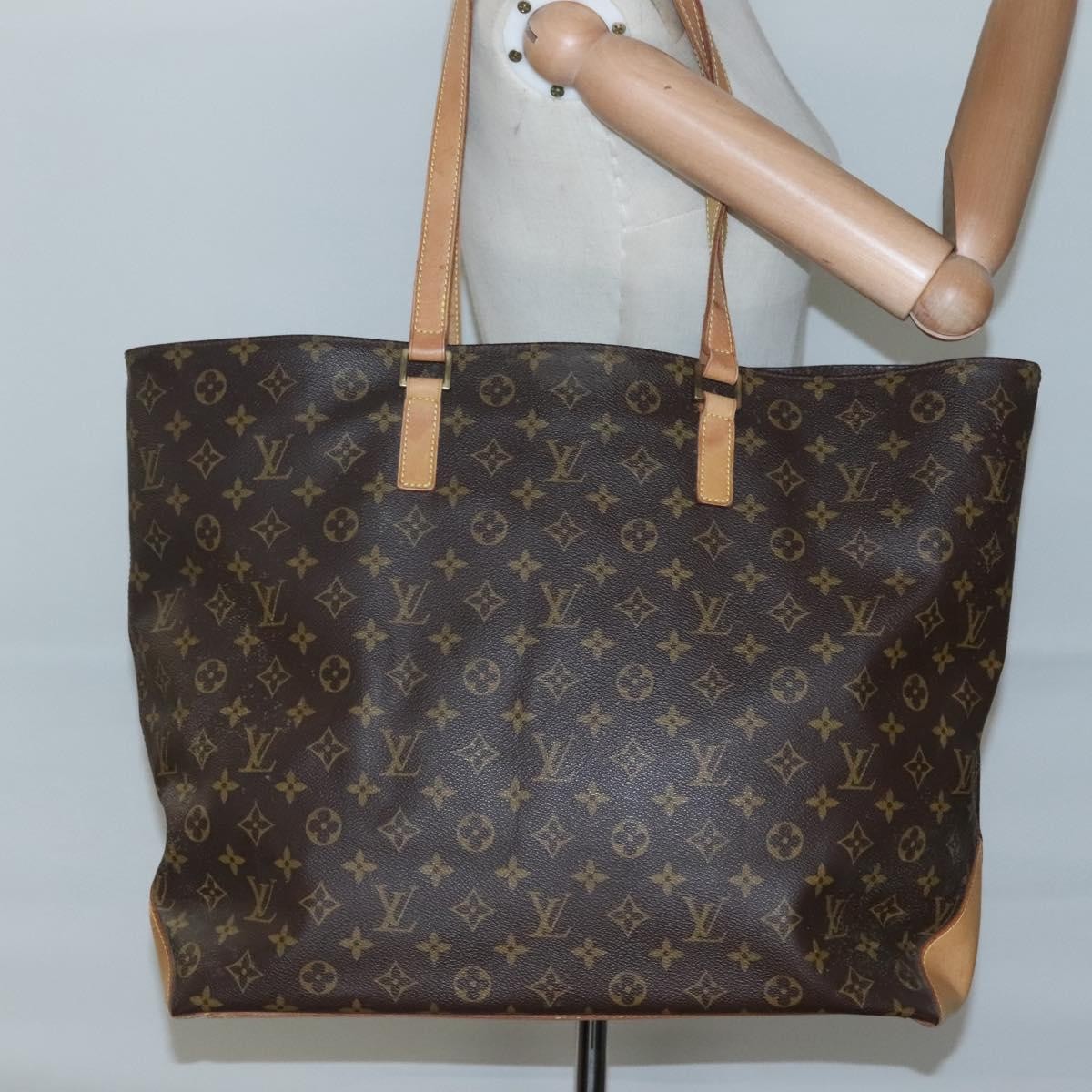 Louis Vuitton Cabas Alto Monogram Canvas, BROWN, CANVAS, Tote bag