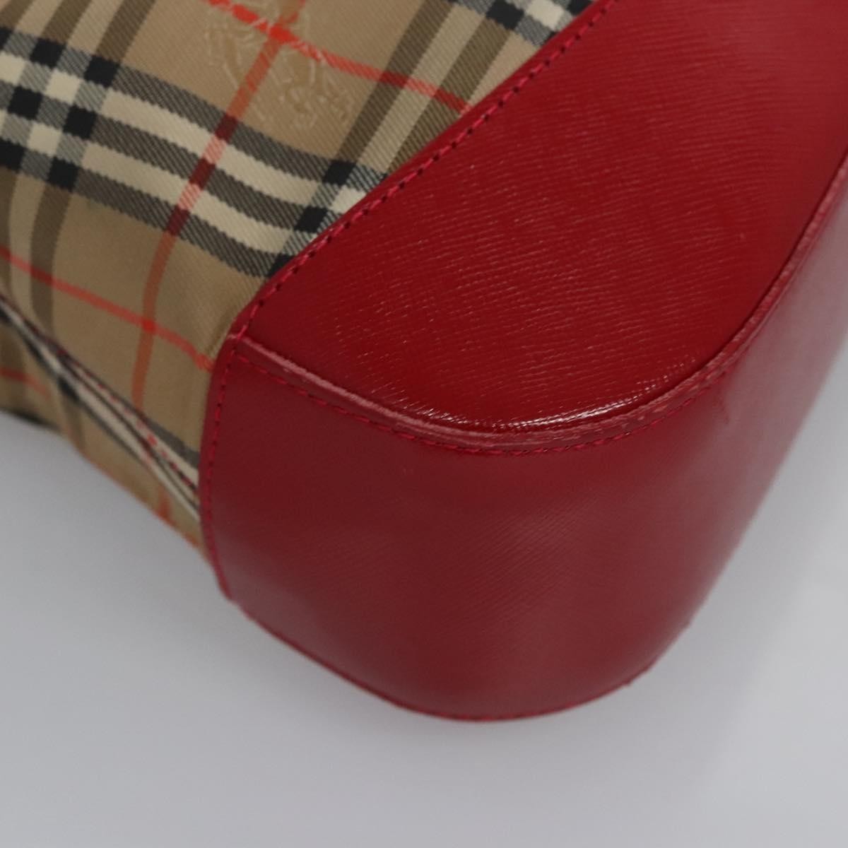 Burberry Shoulder Bag Nova Check Canvas, BEIGE, CANVAS, Shoulder bag