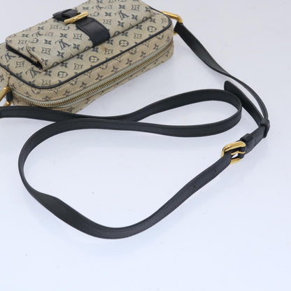 Louis Vuitton Juliette Crossbody Bag Mini Lin, BLUE, CANVAS, Shoulder bag