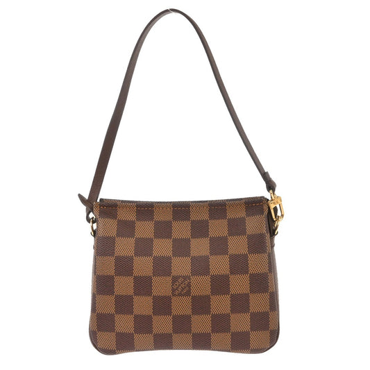 Louis Vuitton Trousse Make Up Bag Damier Canvas, Brown, Canvas, Clutch