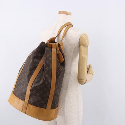 Louis Vuitton Randonnee Backpack Monogram Canvas, Brown, Canvas, Shoulder Bag
