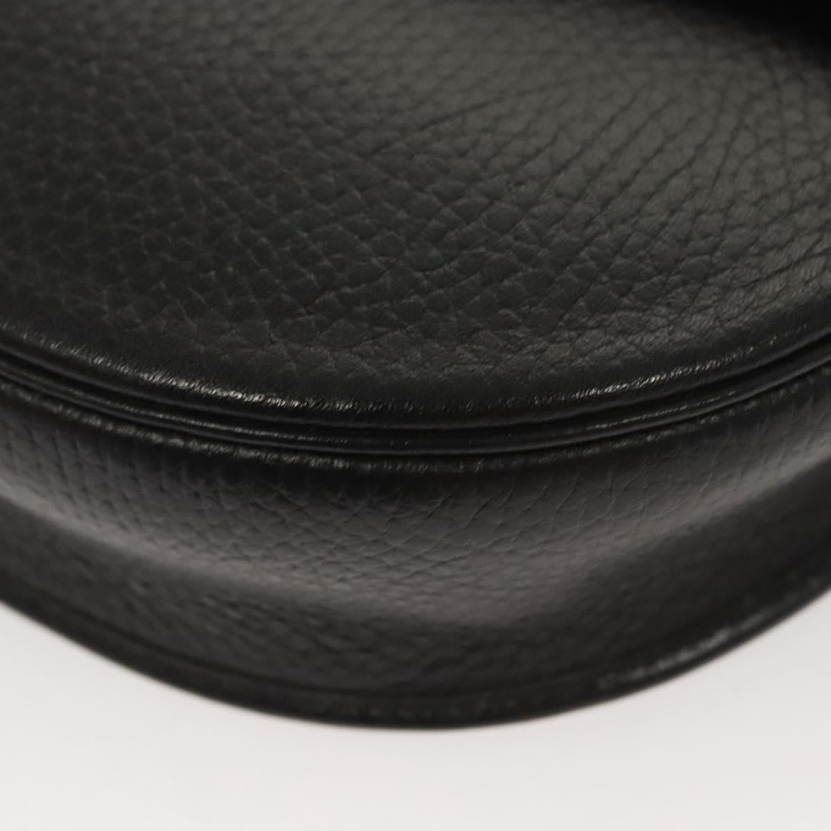 Christian Dior CD Shoulder bag Leather, BLACK, LEATHER, Shoulder bag