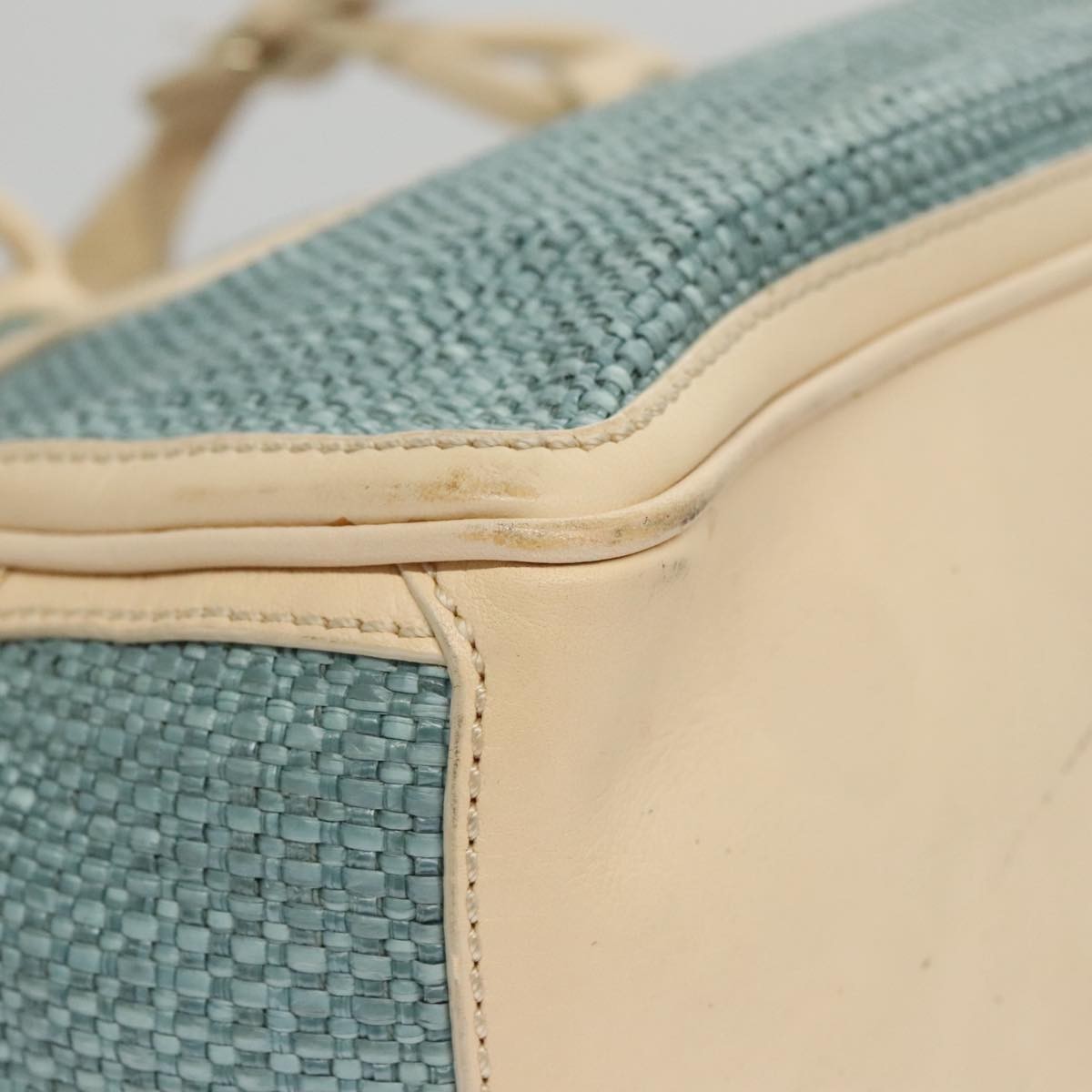 Celine Boogie Satchel Leather, BLUE, LEATHER, Handbag