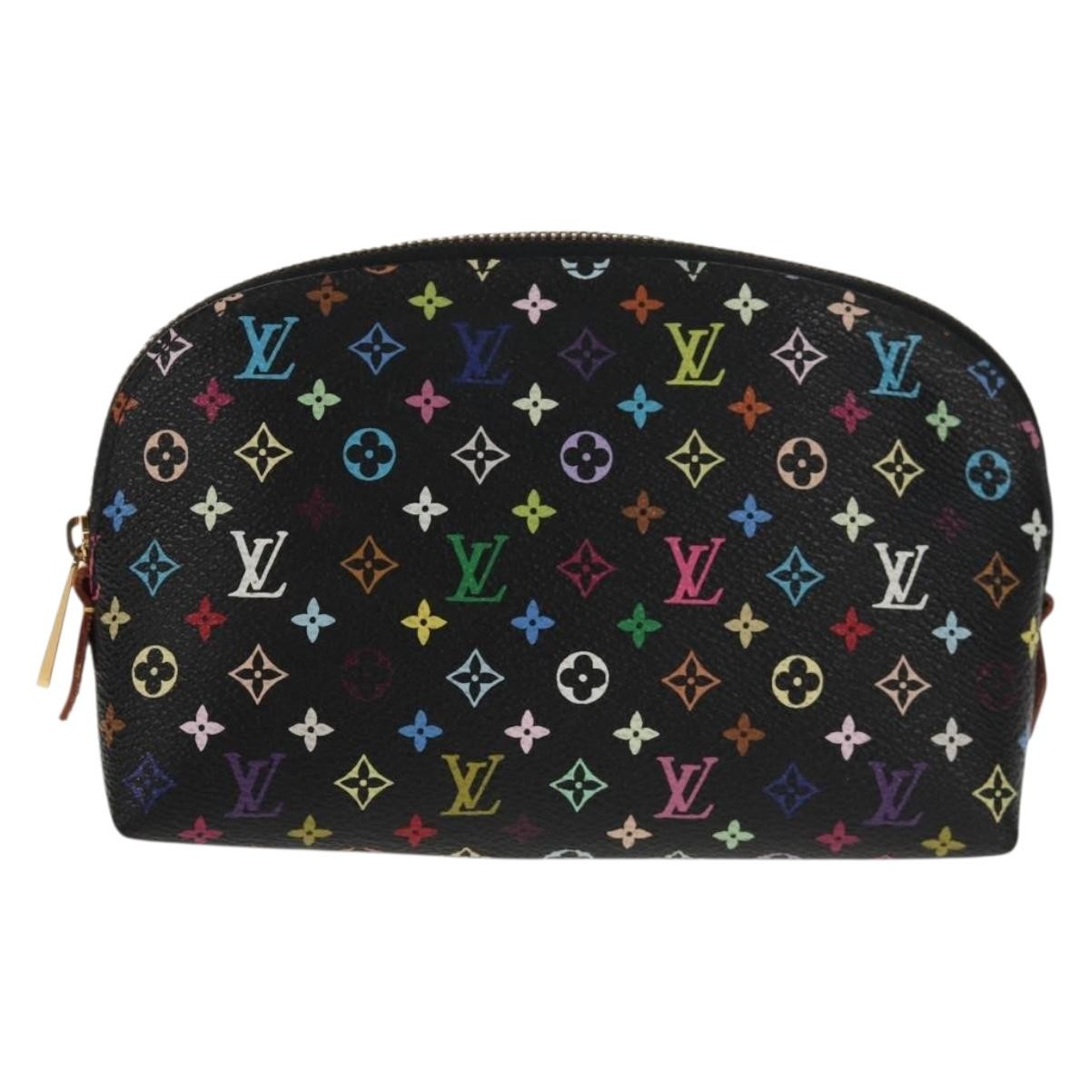 Louis Vuitton Cosmetic Pouch Monogram Multicolor, MULTICOLOUR, CANVAS, Toiletry Case