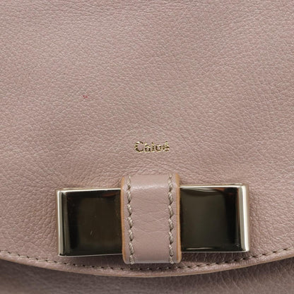 Chloe Lily Shoulder bag Leather, PINK, LEATHER, Shoulder bag