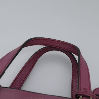 Gucci Lady Dollar Dome Satchel Leather, PINK, LEATHER, Handbag