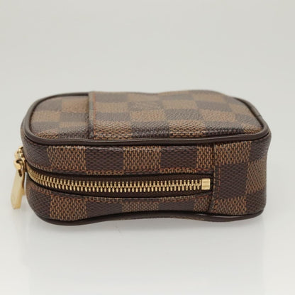 Louis Vuitton Etui Okapi Camera Case Damier, BROWN, CANVAS, Travel bag