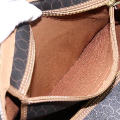 Christian Dior Vintage Honeycomb Boston bag Canvas and Leather, BLACK, PVC, Travel bag