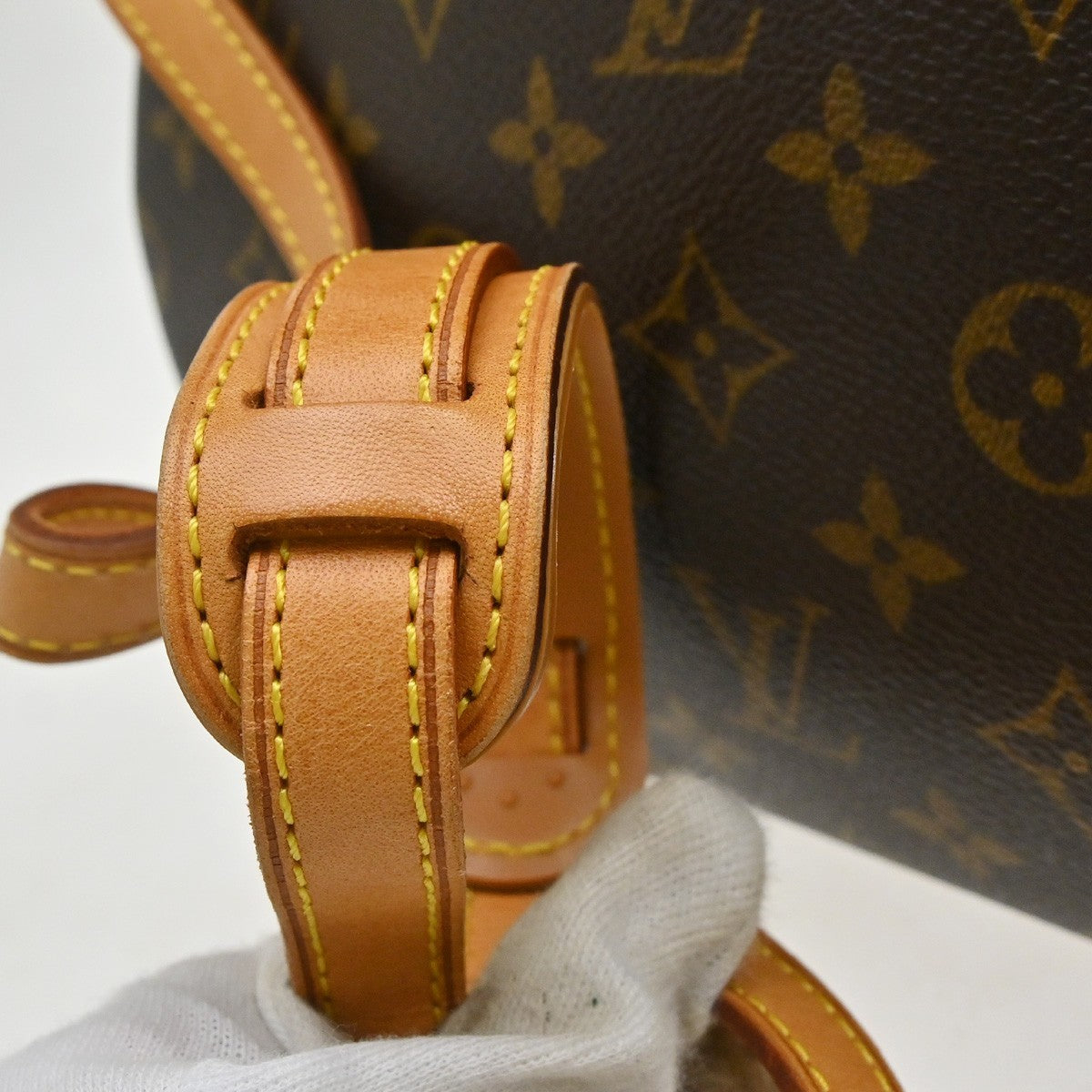 Louis Vuitton Blois Handbag Monogram Canvas, Brown, Canvas, Shoulder Bag