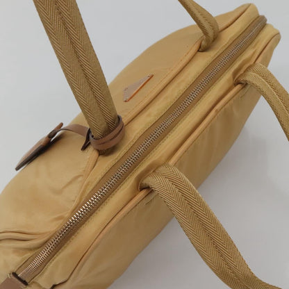 Prada Vintage Handbag Canvas, GOLD, NYLON, Handbag