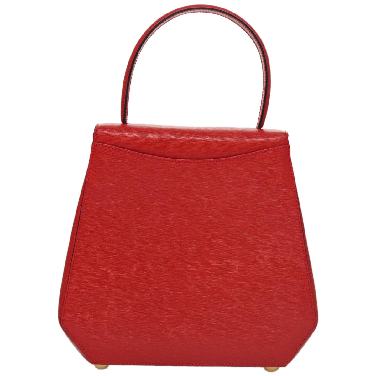 Celine Cuir Triomphe Bag Leather, RED, LEATHER, Handbag