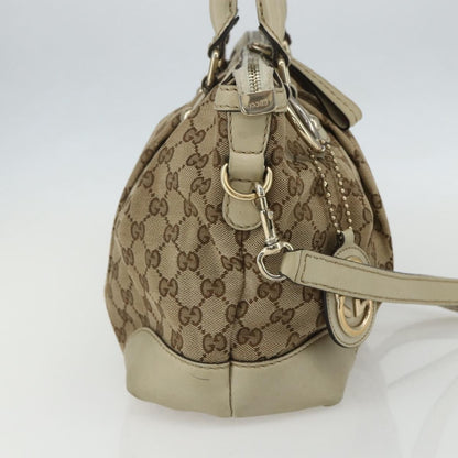Gucci Sukey Top Handle Satchel GG Coated Canvas, BEIGE, CANVAS, Handbag