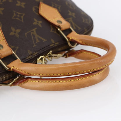 Louis Vuitton Alma Handbag Monogram Canvas, BROWN, CANVAS, Handbag