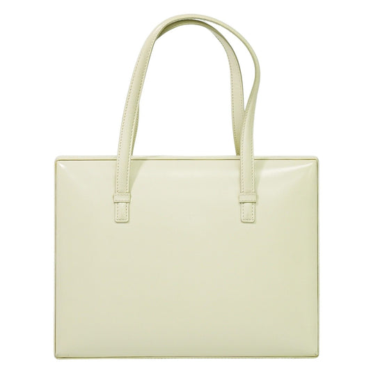 Loewe Anagram handbag Leather, WHITE, LEATHER, Handbag