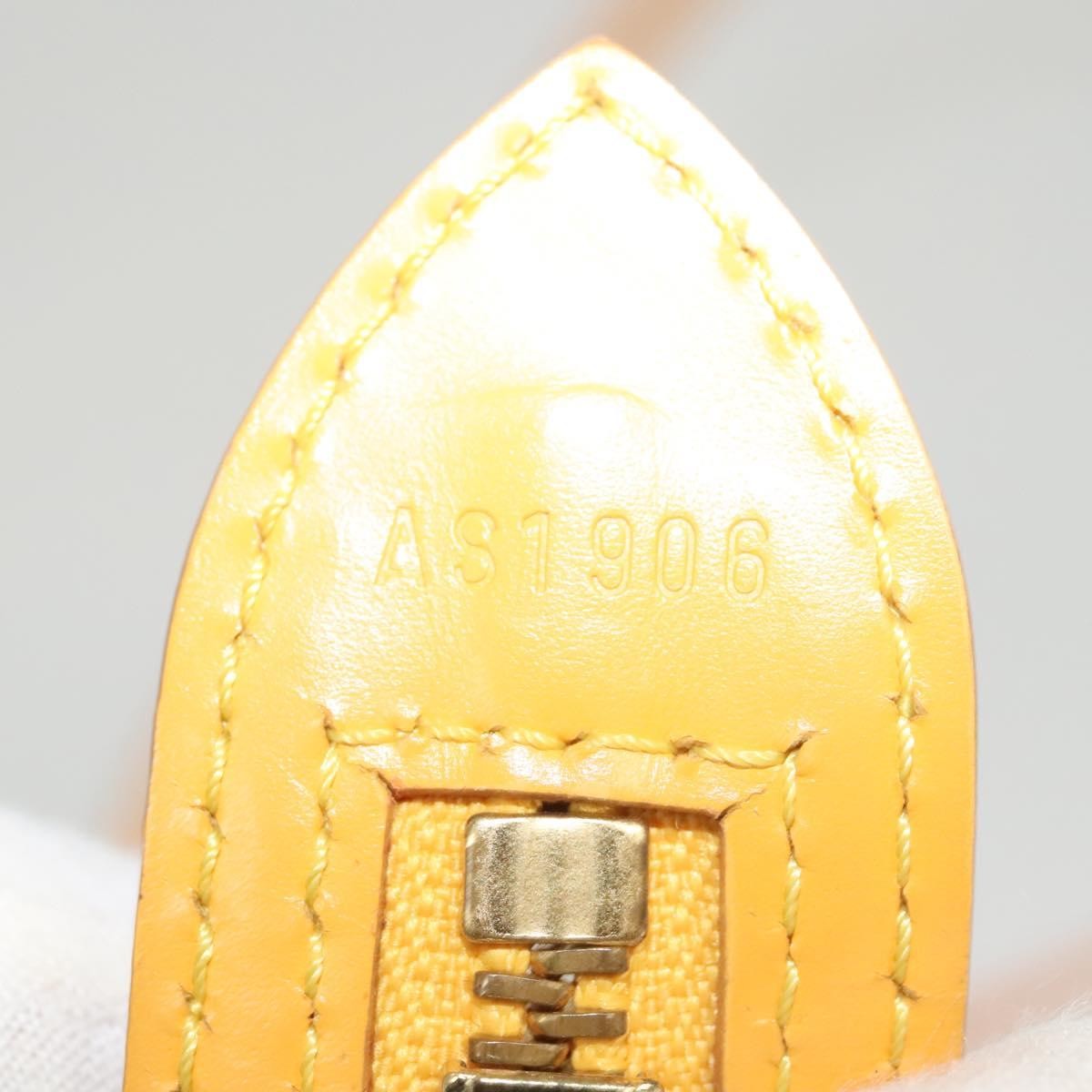 Louis Vuitton Saint Jacques Handbag Epi Leather, YELLOW, LEATHER, Handbag