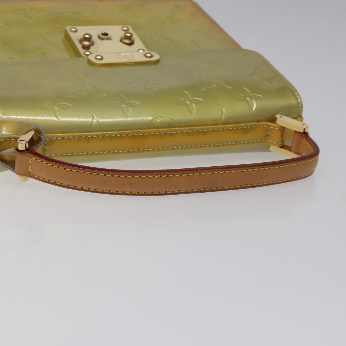 Louis Vuitton Spring Street Handbag Monogram Vernis, BEIGE, PATENT_LEATHER, Handbag