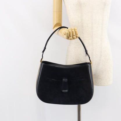 Gucci Vintage Handbag Suede, NAVY, SUEDE, Handbag