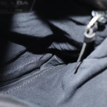 Prada Fringe Flap Crossbody Bag Leather, BLACK, LEATHER, Shoulder bag