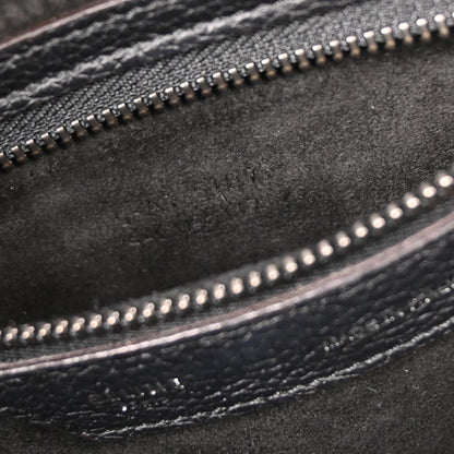 Celine Luggage Bag Smooth Leather, BLACK, LEATHER, Handbag