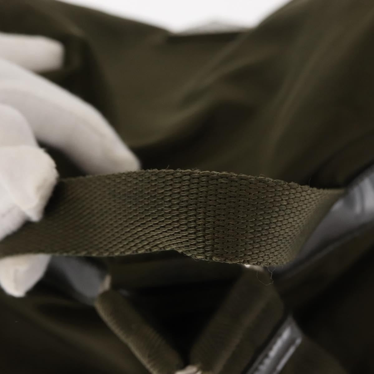 Prada Double Front Pocket Backpack Tessuto, KHAKI, NYLON, Backpack