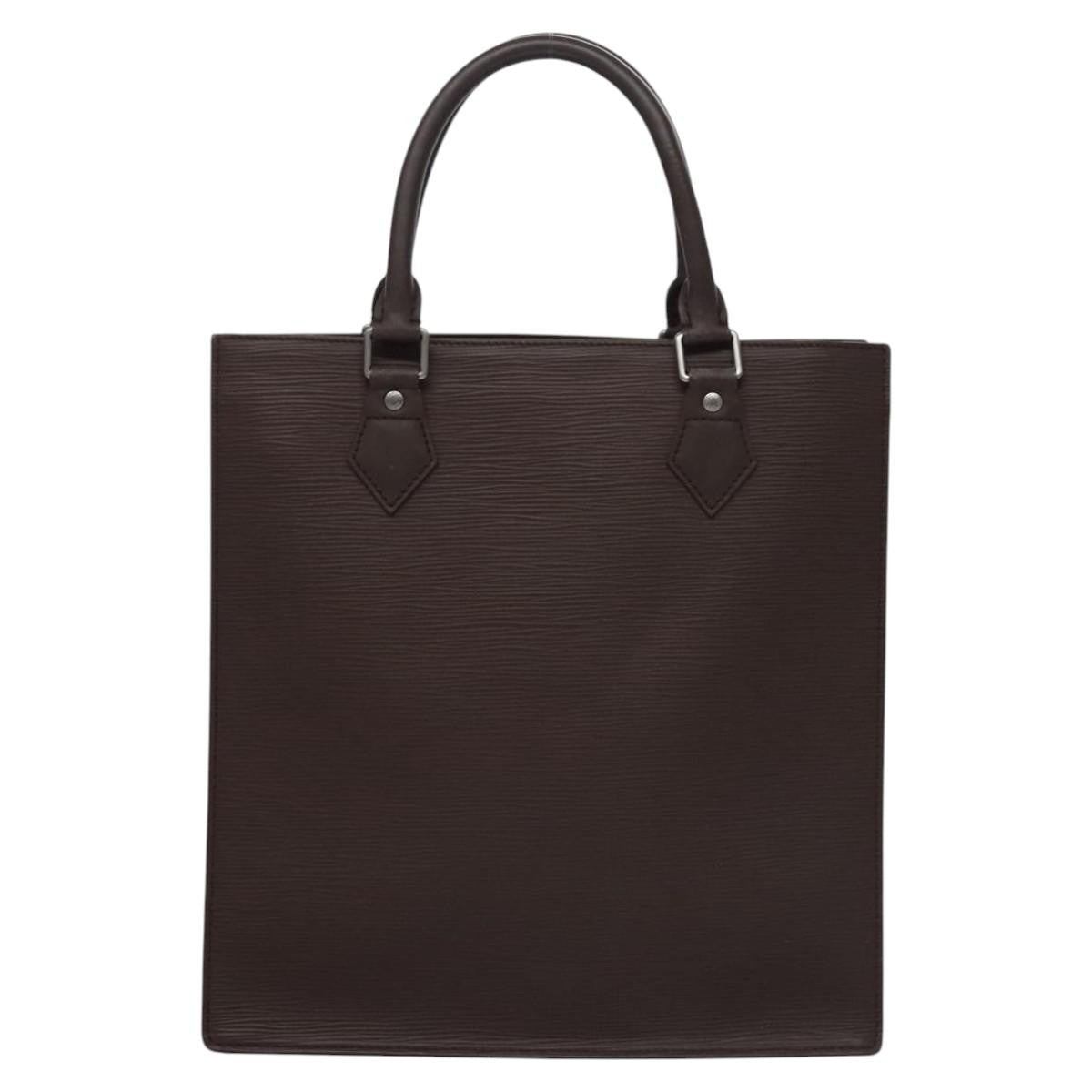 Louis Vuitton Sac Plat Bag Epi Leather, BROWN, LEATHER, Handbag