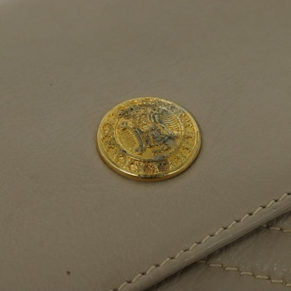 Celine Shoulder Bag Leather, BEIGE, LEATHER, Shoulder bag