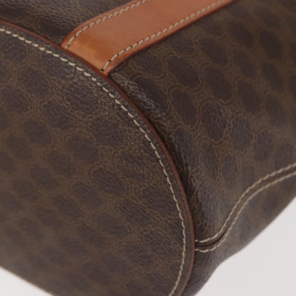 Celine Bucket Bag Triomphe Coated Canvas, BROWN, CANVAS, Tote bag