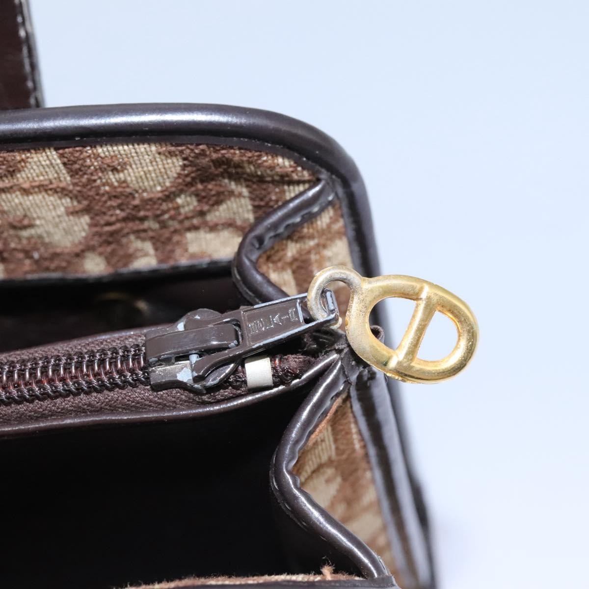 Christian Dior Trotter Canvas, BROWN, CANVAS, Handbag