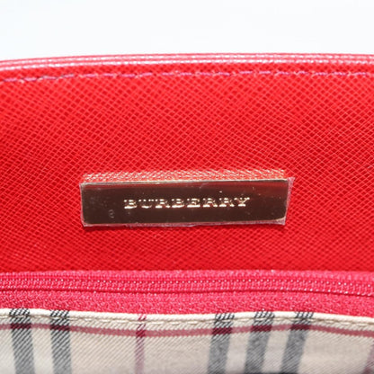 Burberry Vintage Handbag Leather, RED, LEATHER, Handbag