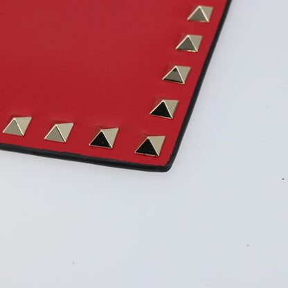 Valentino Garavani Rockstud Pouch Leather, PINK, LEATHER, Clutche & pouche