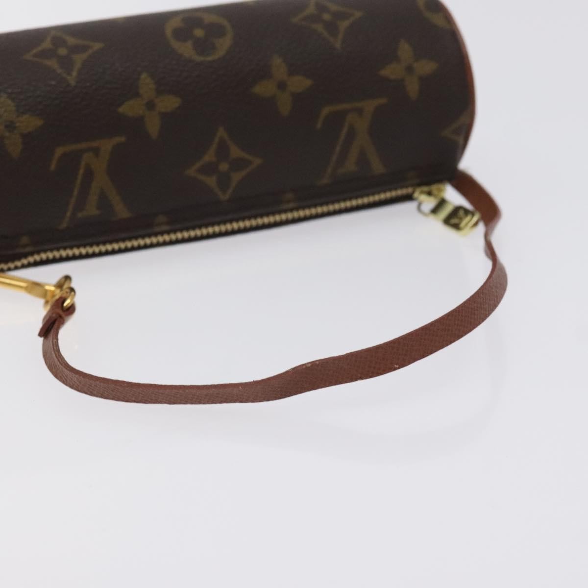 Louis Vuitton Papillon Pochette Monogram Canvas, BROWN, CANVAS, Handbag