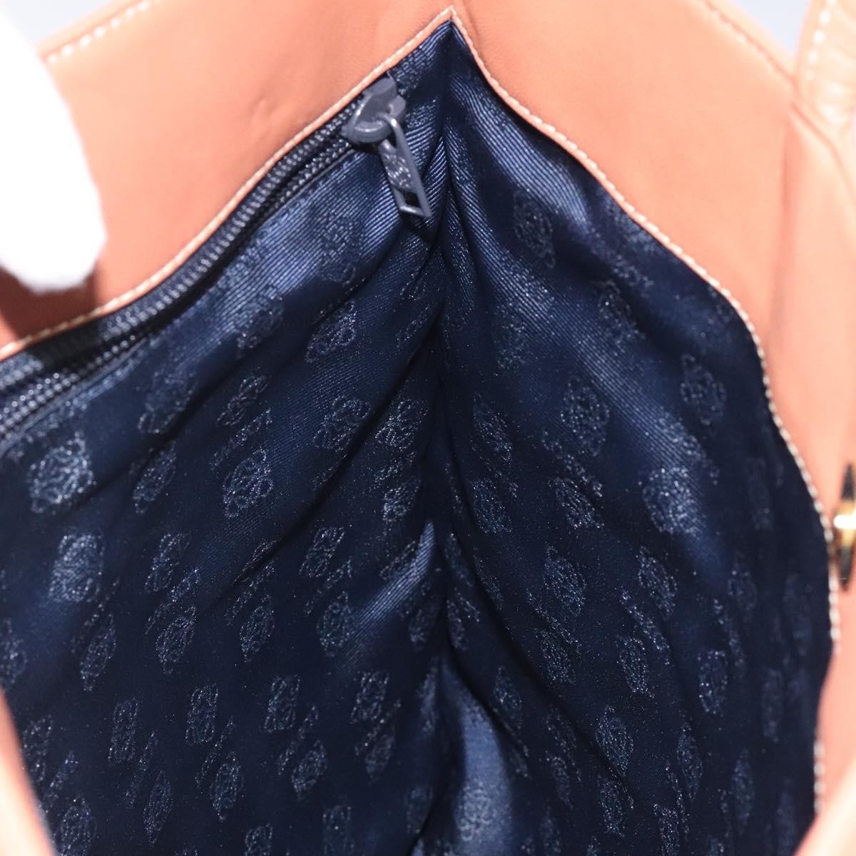 Loewe Anagram handbag Leather, BROWN, LEATHER, Handbag