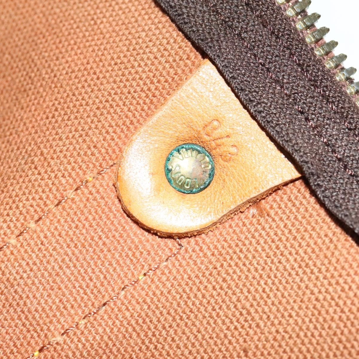 Louis Vuitton Keepall Bag Monogram Canvas, BROWN, CANVAS, Travel bag