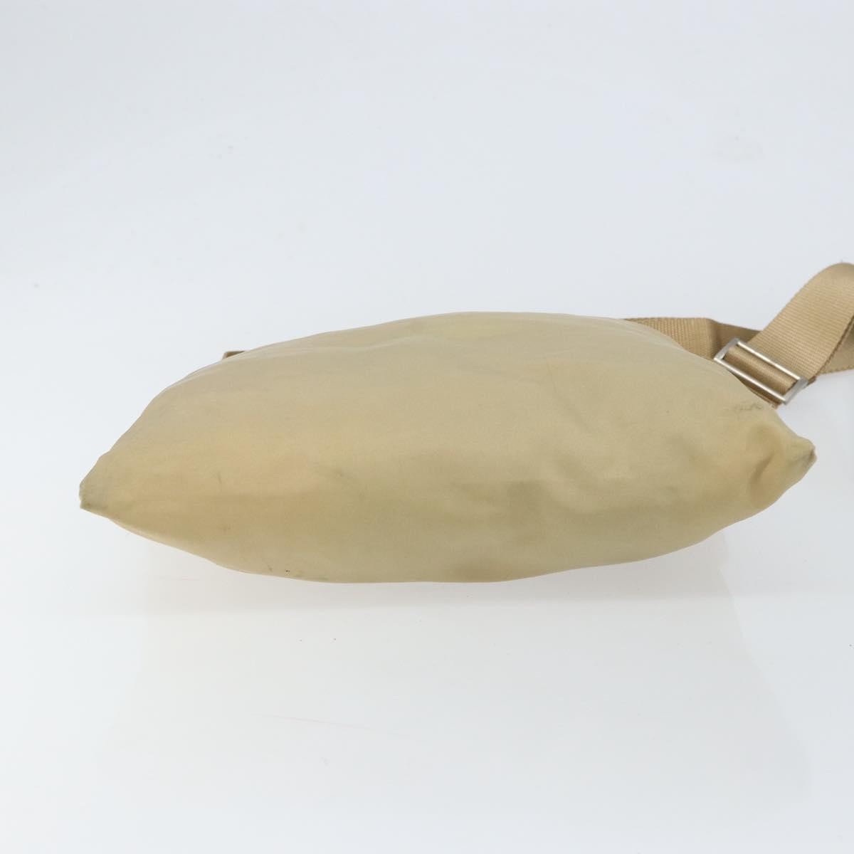 Prada Flat Messenger Bag Tessuto, BEIGE, NYLON, Shoulder bag