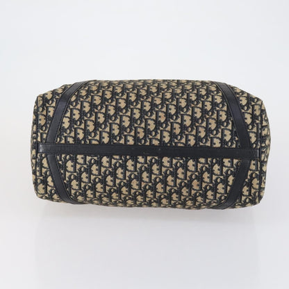 Christian Dior Vintage Trotter Boston Bag Diorissimo Canvas, NAVY, CANVAS, Travel bag