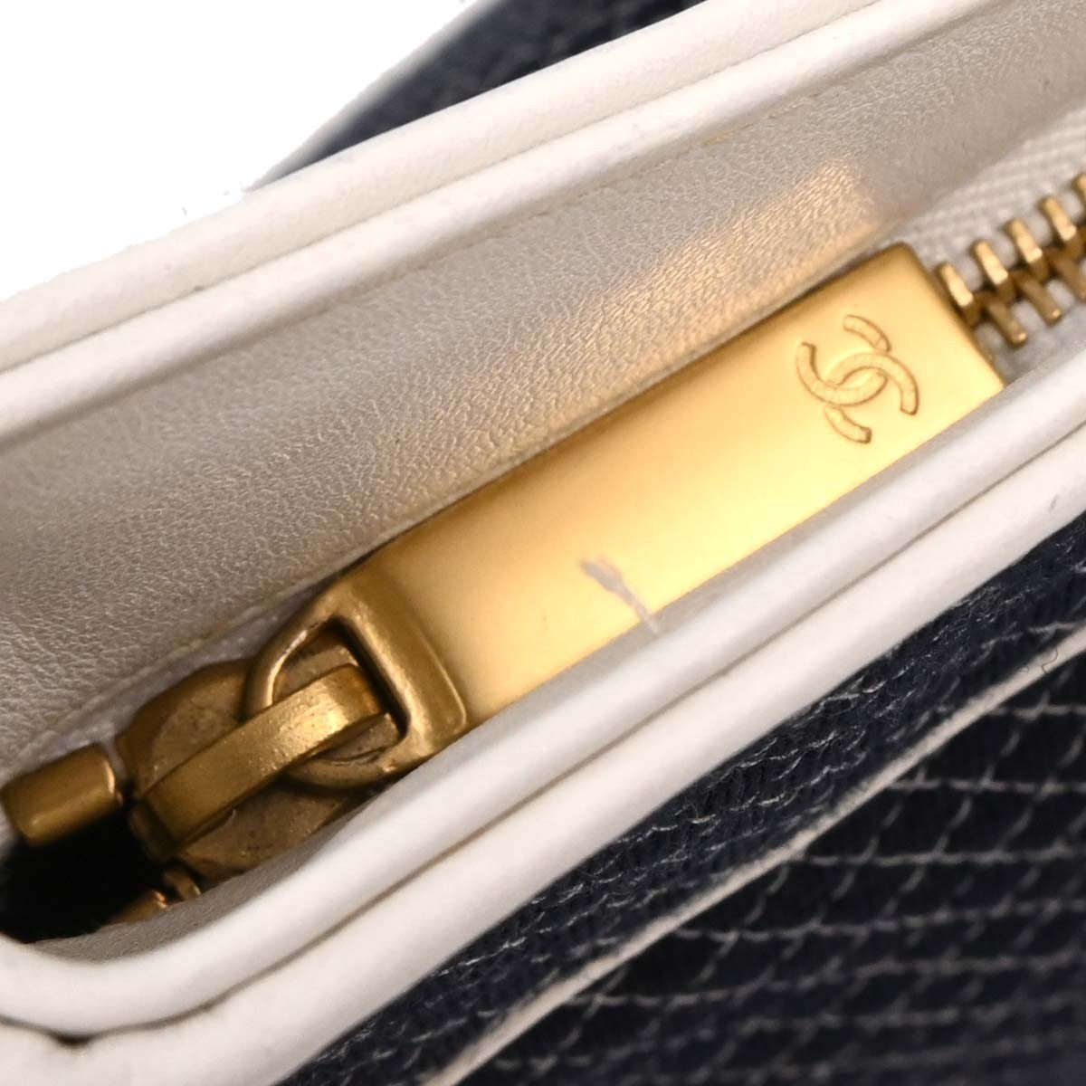 Chanel Vintage CC Zip Tote Quilted Jersey, NAVY, CANVAS, Tote bag