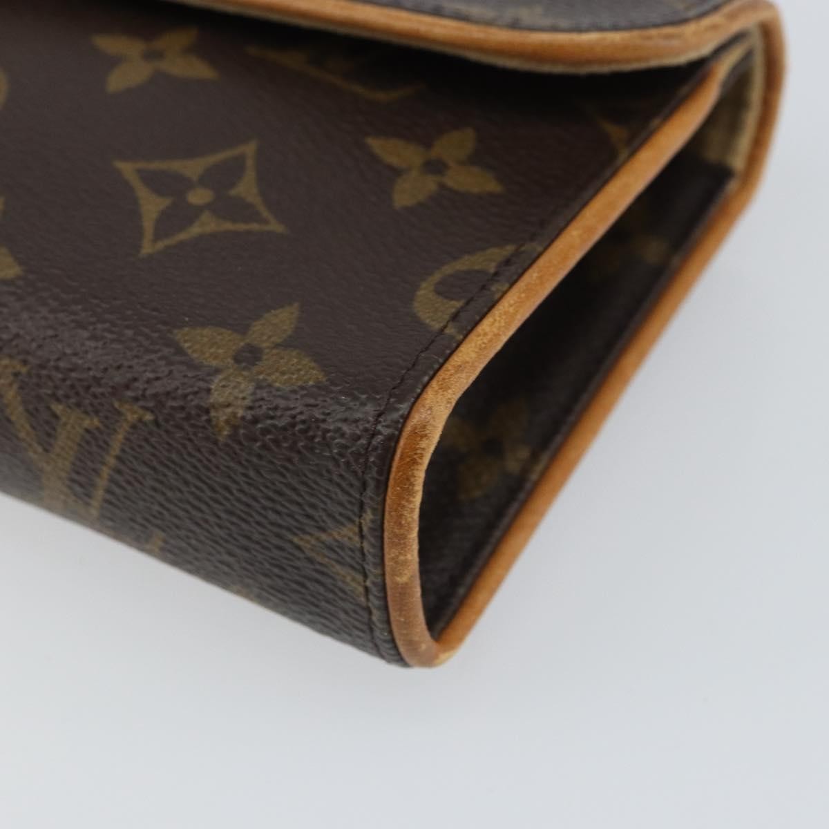 Louis Vuitton Florentine Waist Bag Monogram Canvas, BROWN, CANVAS, Clutche & pouche