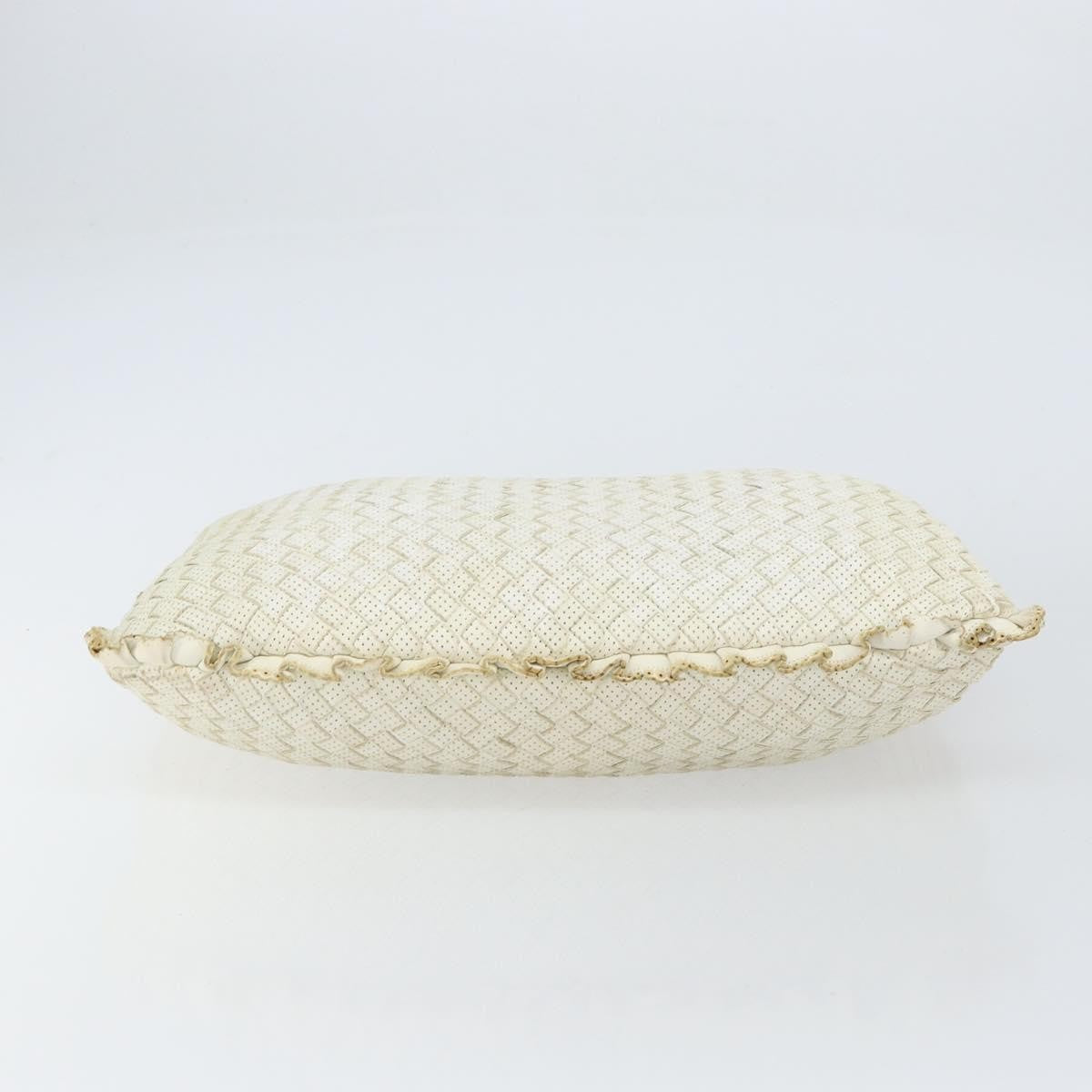 Bottega Veneta Veneta Hobo Perforated Intrecciato Nappa, WHITE, LEATHER, Handbag