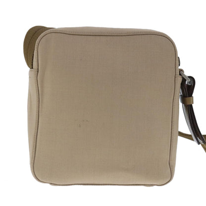 Prada Vintage Shoulder Bag Canvas, BEIGE, CANVAS, Shoulder bag