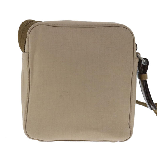 Prada Vintage Shoulder Bag Canvas, BEIGE, CANVAS, Shoulder bag