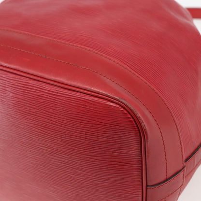 Louis Vuitton Petit Noe NM Handbag Epi Leather, RED, LEATHER, Shoulder bag