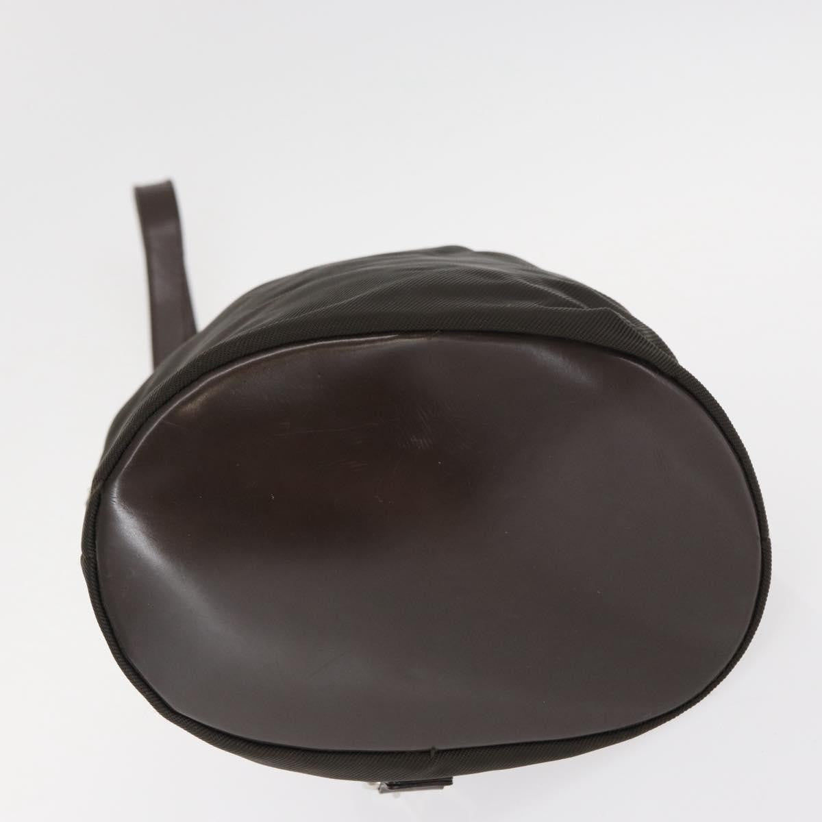 Gucci Vintage Bamboo Sling Backpack Nylon, KHAKI, NYLON, Backpack