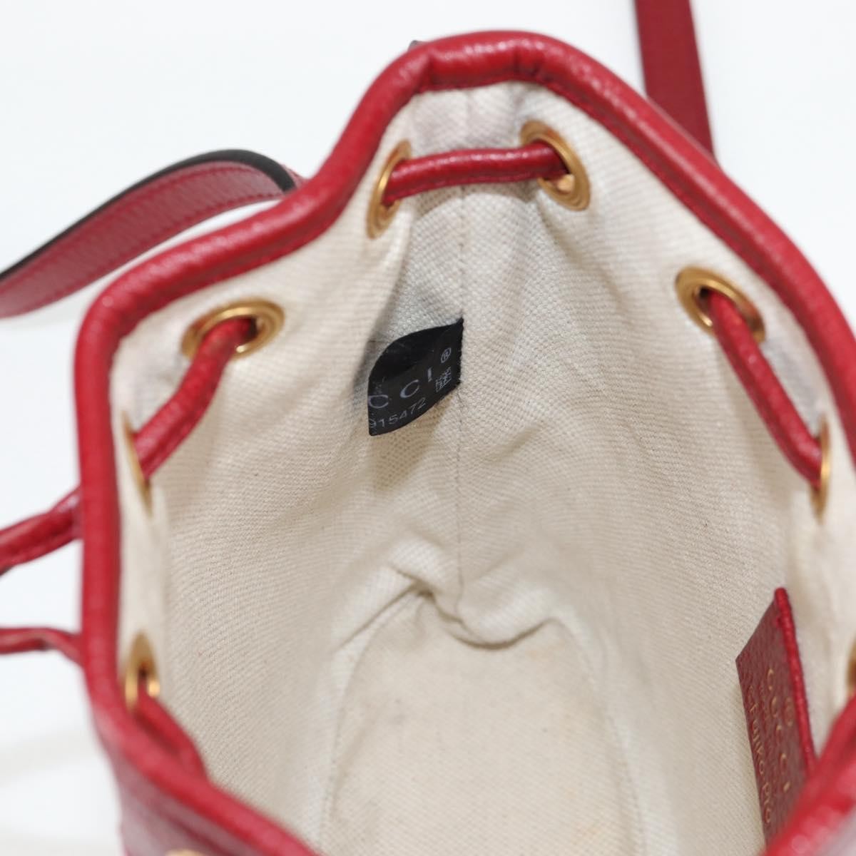 Gucci Doraemon Bucket Bag Printed Mini GG Coated Canvas, BEIGE, PVC, Handbag